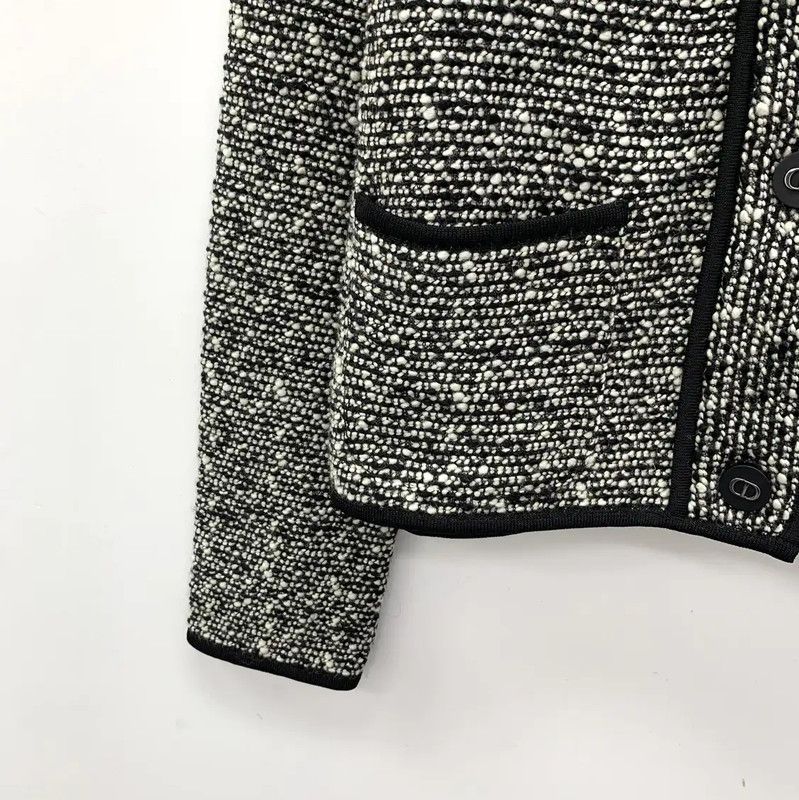 Dior Dior Color-Block Wool Women's Jacket 0089 Size M / US 6-8 / IT 42-44 - 4 Thumbnail