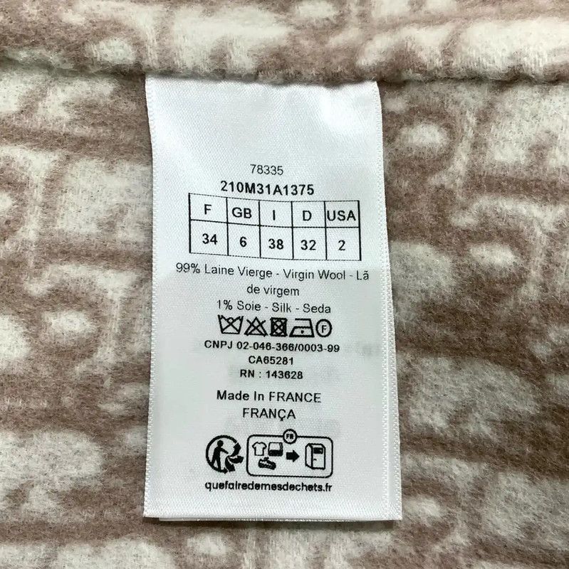 Dior Dior Pink Wool Women's Coat 0089 Size S / US 4 / IT 40 - 6 Thumbnail
