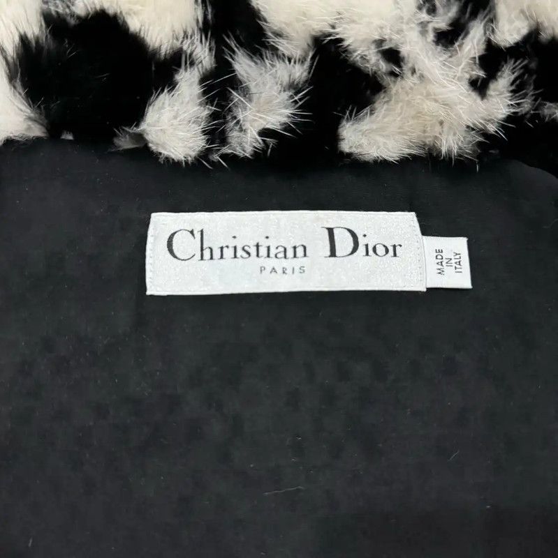 Dior Dior White Animal Print Women's Jacket 0089 Size S / US 4 / IT 40 - 3 Thumbnail
