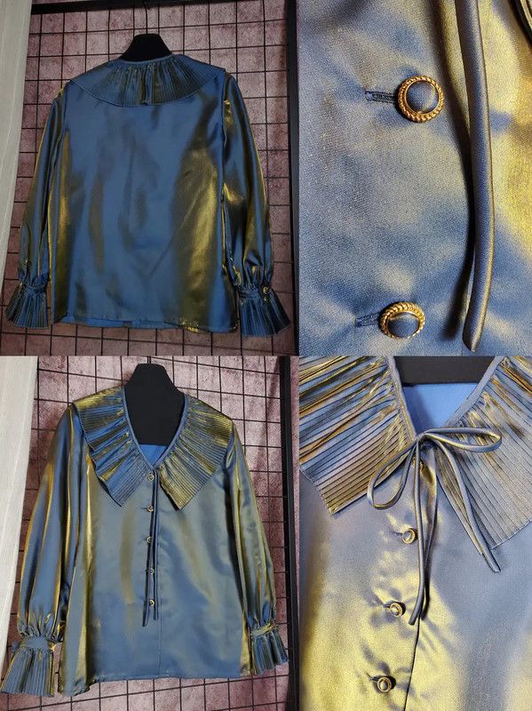 Dior Dior Blue Long Sleeve Cardigan for Women 0089 Size M / US 6-8 / IT 42-44 - 3 Thumbnail