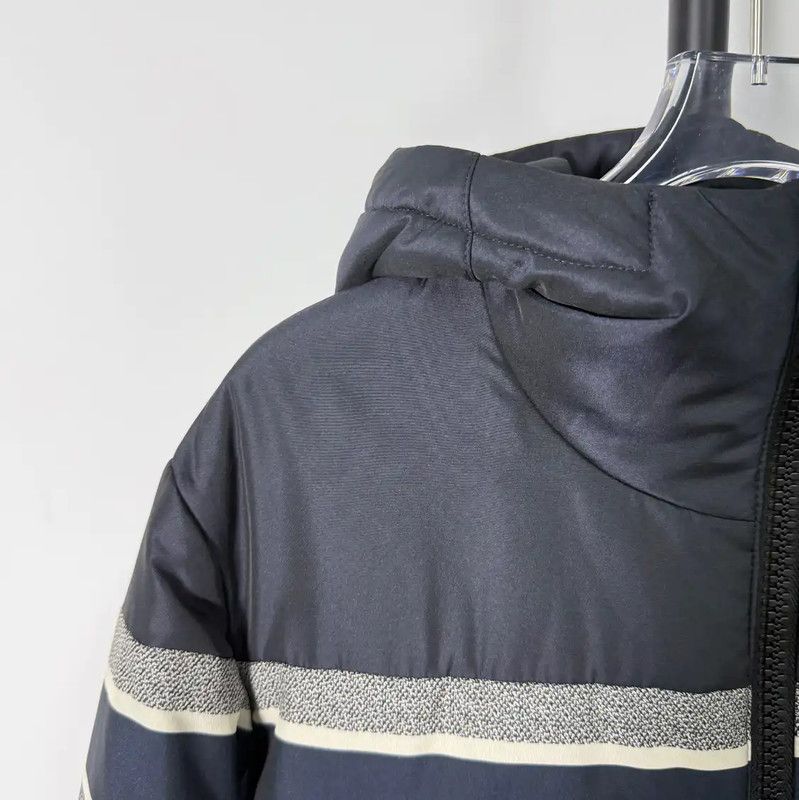 Dior Dior Colorblocked Cotton Puffer Jacket for Women 0089 Size XS / US 0-2 / IT 36-38 - 3 Thumbnail