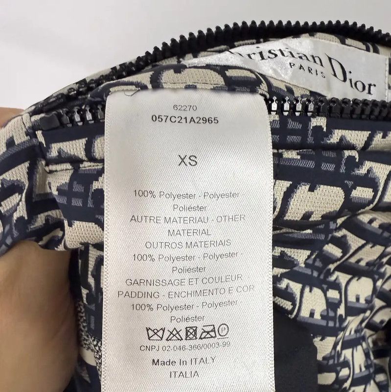 Dior Dior Colorblocked Cotton Puffer Jacket for Women 0089 Size XS / US 0-2 / IT 36-38 - 8 Thumbnail