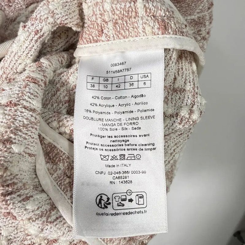 Dior Dior Color-Block Cotton Women's Cardigan 0089 Size M / US 6-8 / IT 42-44 - 8 Thumbnail