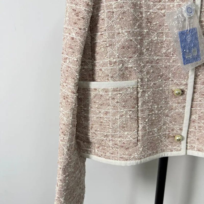 Dior Dior Color-Block Cotton Women's Cardigan 0089 Size M / US 6-8 / IT 42-44 - 5 Thumbnail