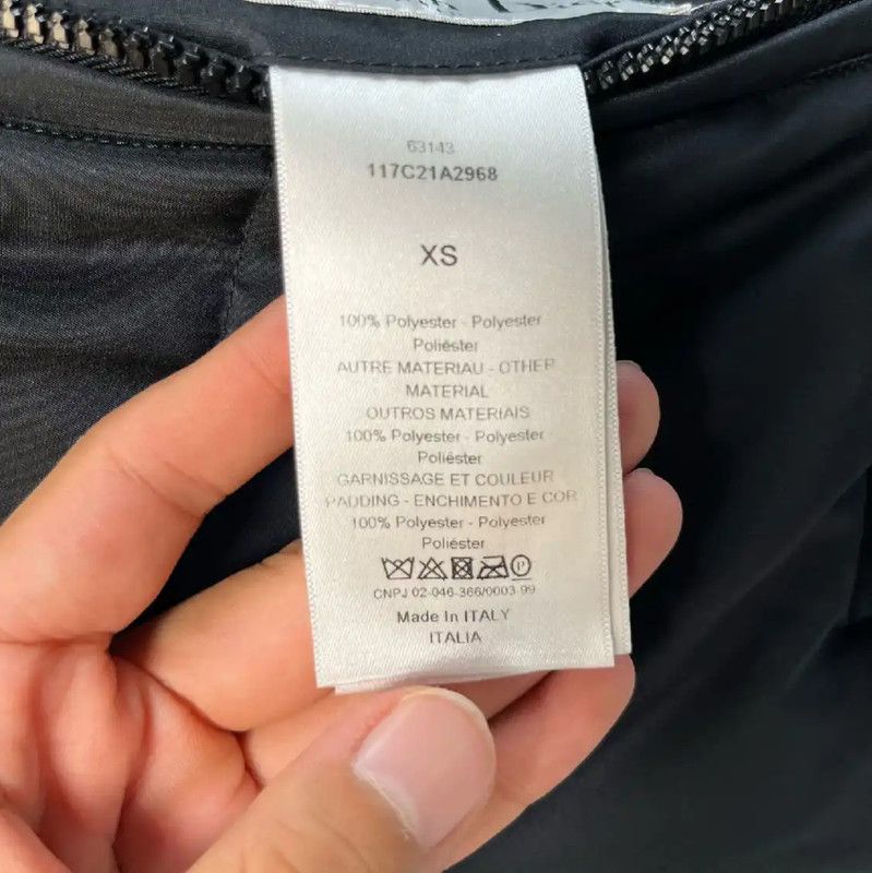 Dior Dior Black Polyester Puffer Jacket for Women 0089 Size XS / US 0-2 / IT 36-38 - 7 Thumbnail