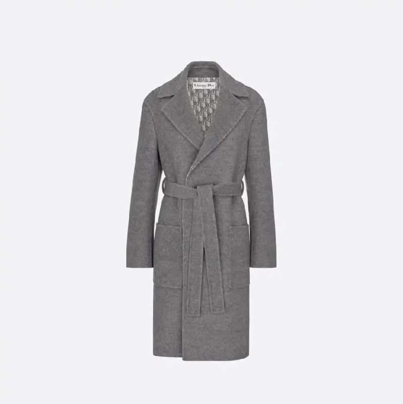 Dior Dior Women’s Winter Light Gray Wool Coat 0089 Size S / US 4 / IT 40 - 3 Thumbnail