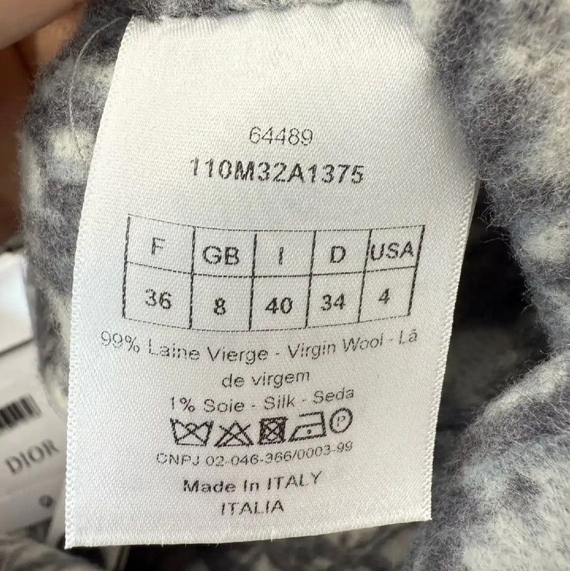 Dior Dior Winter Gray Wool Long Coat 0089 Size M / US 6-8 / IT 42-44 - 3 Thumbnail