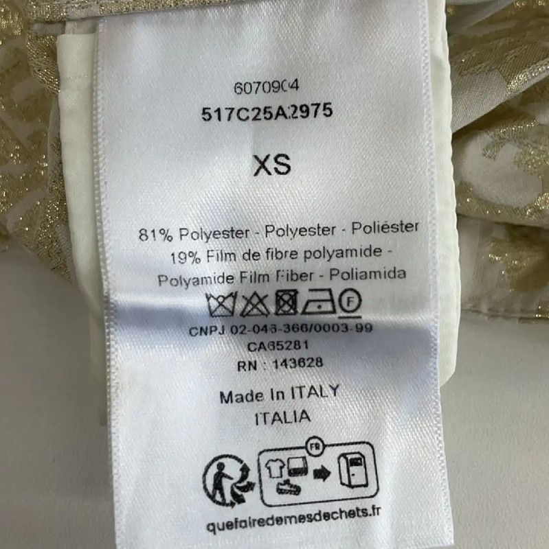 Dior Dior Spring Autumn White Polyester Women's Jacket 0089 Size XS / US 0-2 / IT 36-38 - 4 Thumbnail