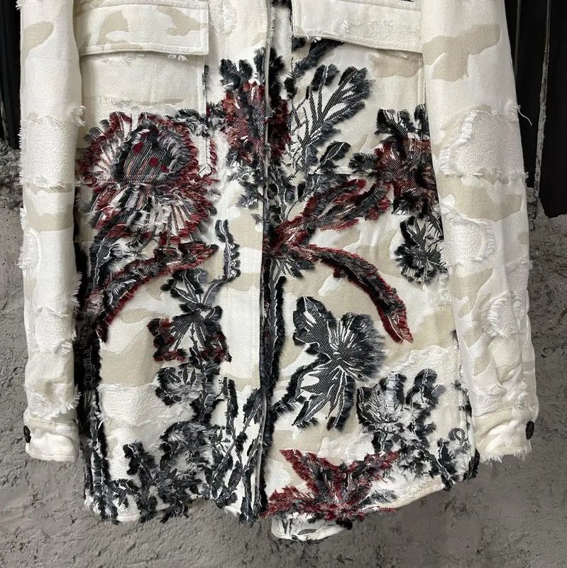 Dior Dior Floral Embroidered Women's Spring Jacket 0089 Size ONE SIZE - 4 Thumbnail
