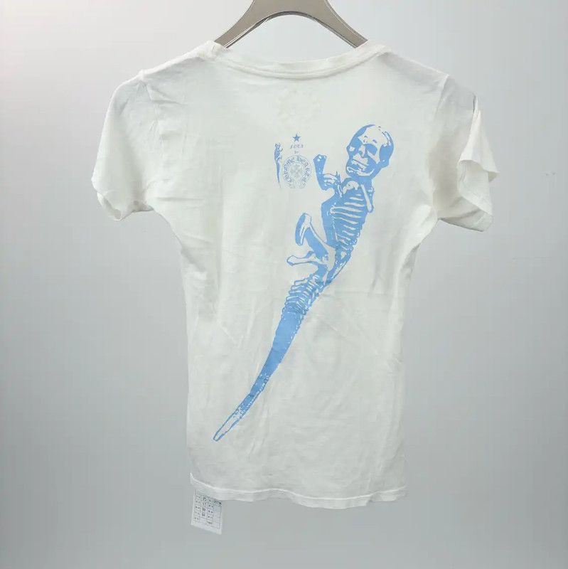 Chrome Hearts Chrome Hearts White Women's T-Shirt 0089 Size XS / US 0-2 / IT 36-38 - 2 Thumbnail