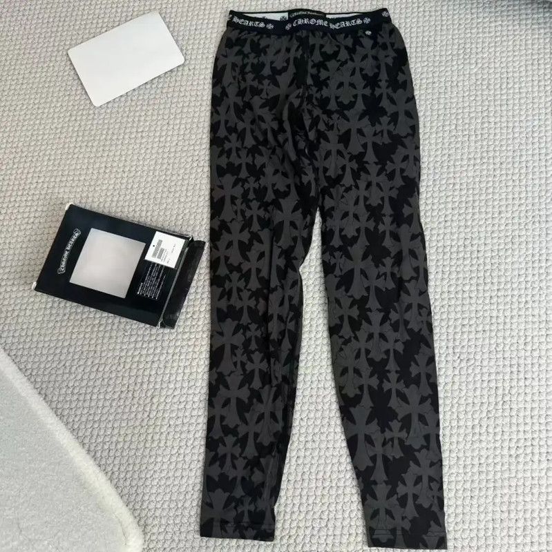 Chrome Hearts Chrome Hearts Women's Dark Gray Cotton Pants 0089 Size 23" - 2 Thumbnail