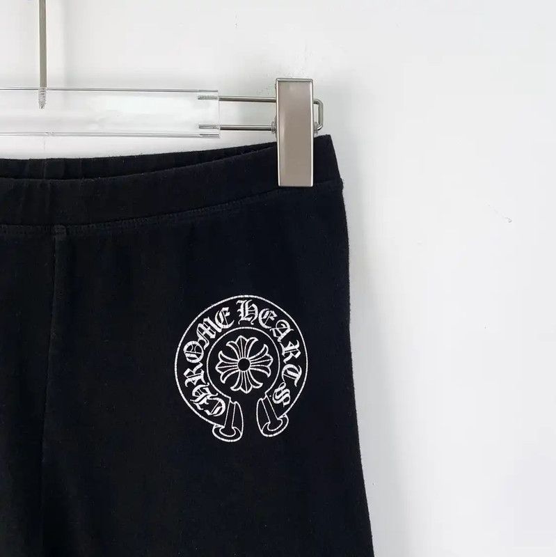 Chrome Hearts Chrome Hearts Black Cotton Women's Casual Pants 0089 Size 28" / US 6 / IT 42 - 3 Thumbnail