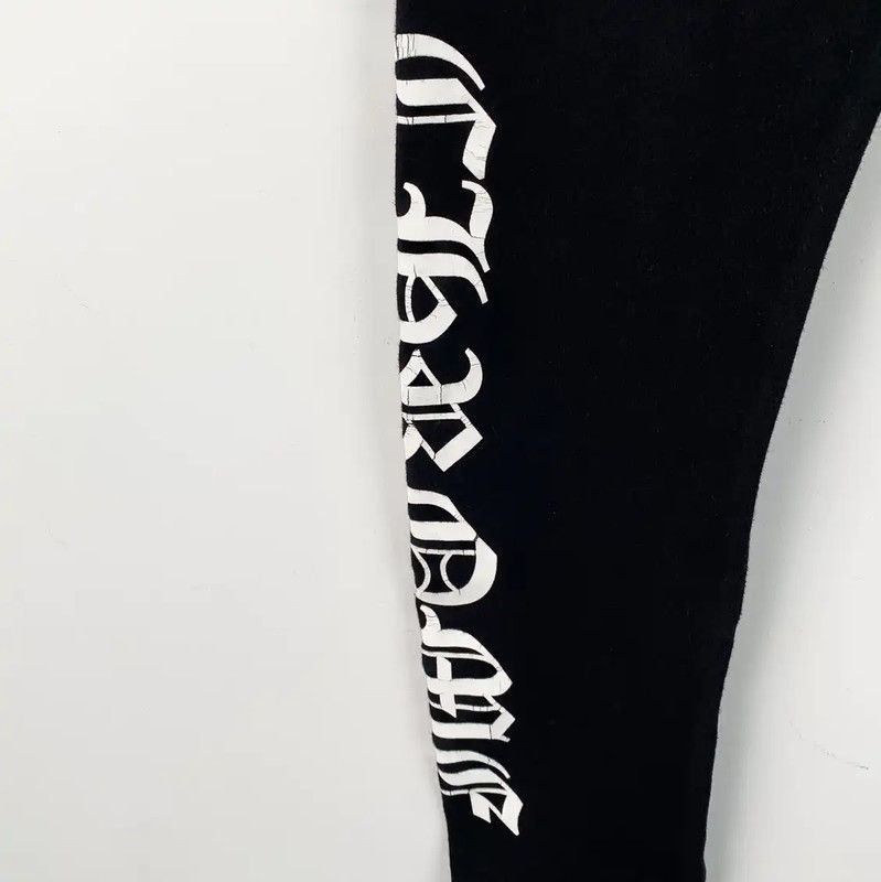 Chrome Hearts Chrome Hearts Black Cotton Women's Casual Pants 0089 Size 28" / US 6 / IT 42 - 4 Thumbnail
