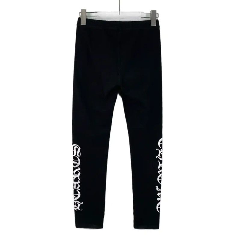 Chrome Hearts Chrome Hearts Black Cotton Women's Casual Pants 0089 Size 28" / US 6 / IT 42 - 2 Thumbnail