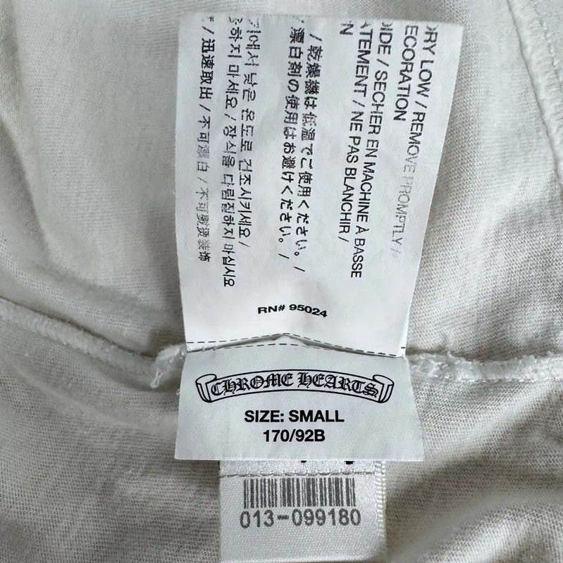 Chrome Hearts Chrome Hearts White Cotton T-Shirt for Women 0089 Size S / US 4 / IT 40 - 5 Thumbnail