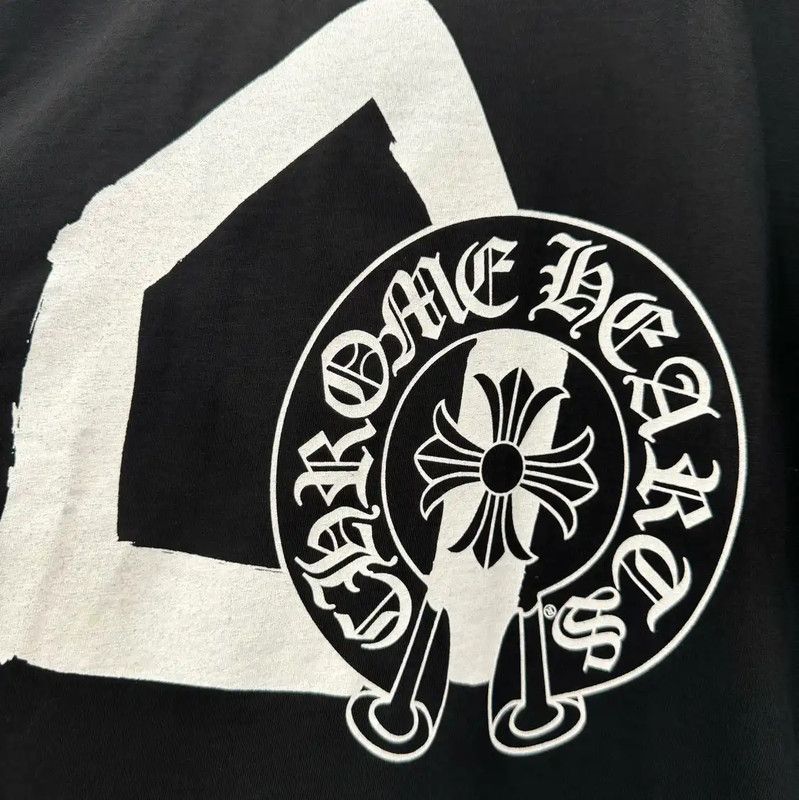 Chrome Hearts Chrome Hearts Black Cotton Women's T-Shirt 0089 Size S / US 4 / IT 40 - 4 Thumbnail
