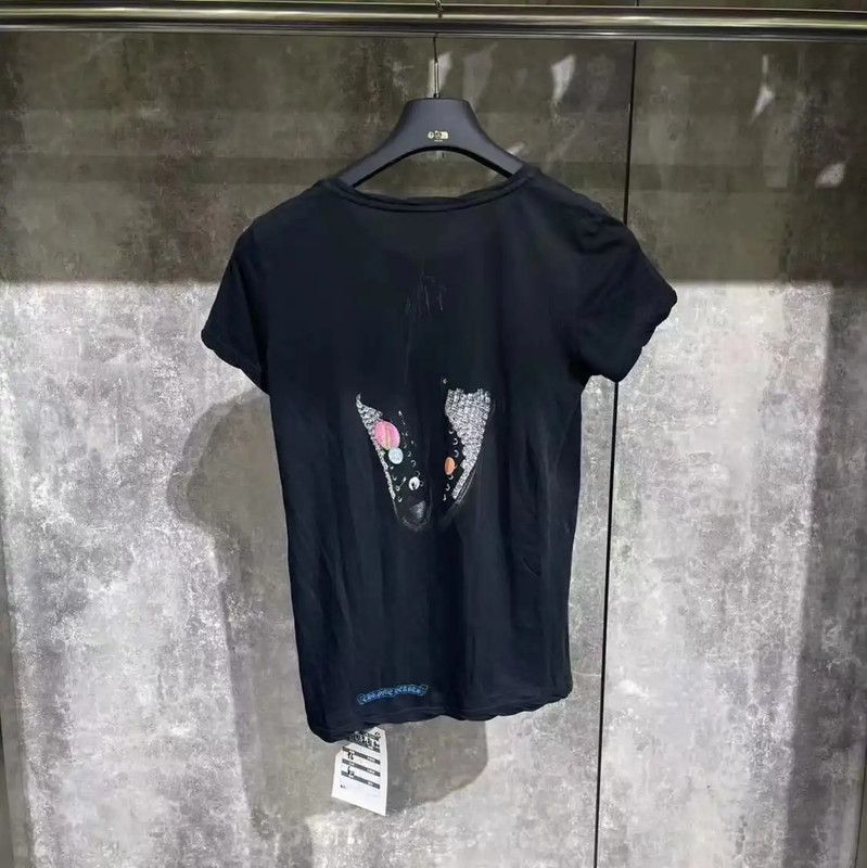 Chrome Hearts Chrome Hearts Women's Black Cotton T-Shirt 0089 Size XS / US 0-2 / IT 36-38 - 2 Thumbnail