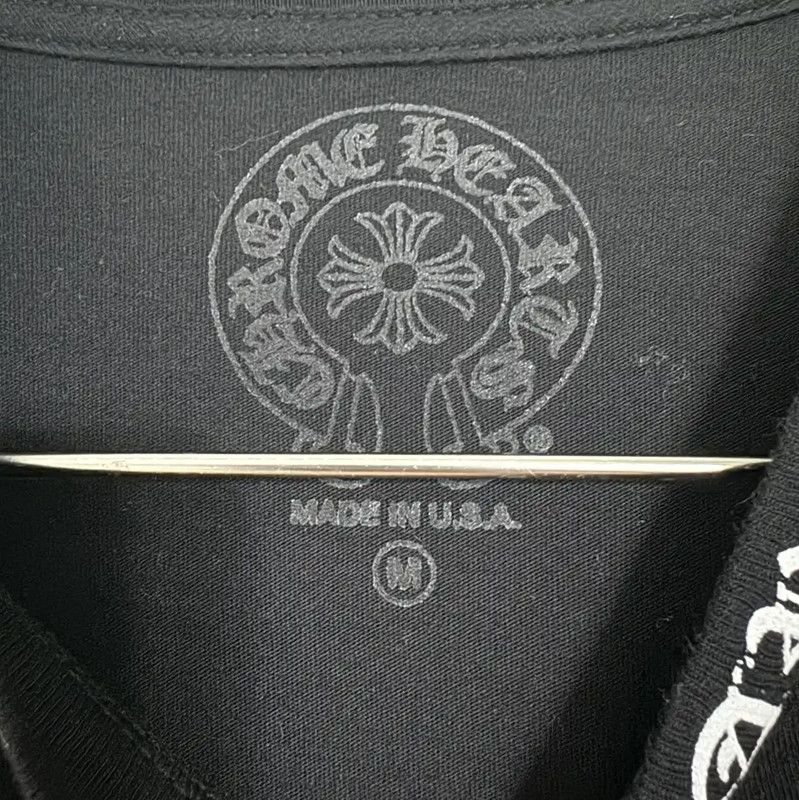 Chrome Hearts Chrome Hearts Black Cotton Women's T-shirt 0089 Size XS / US 0-2 / IT 36-38 - 3 Thumbnail