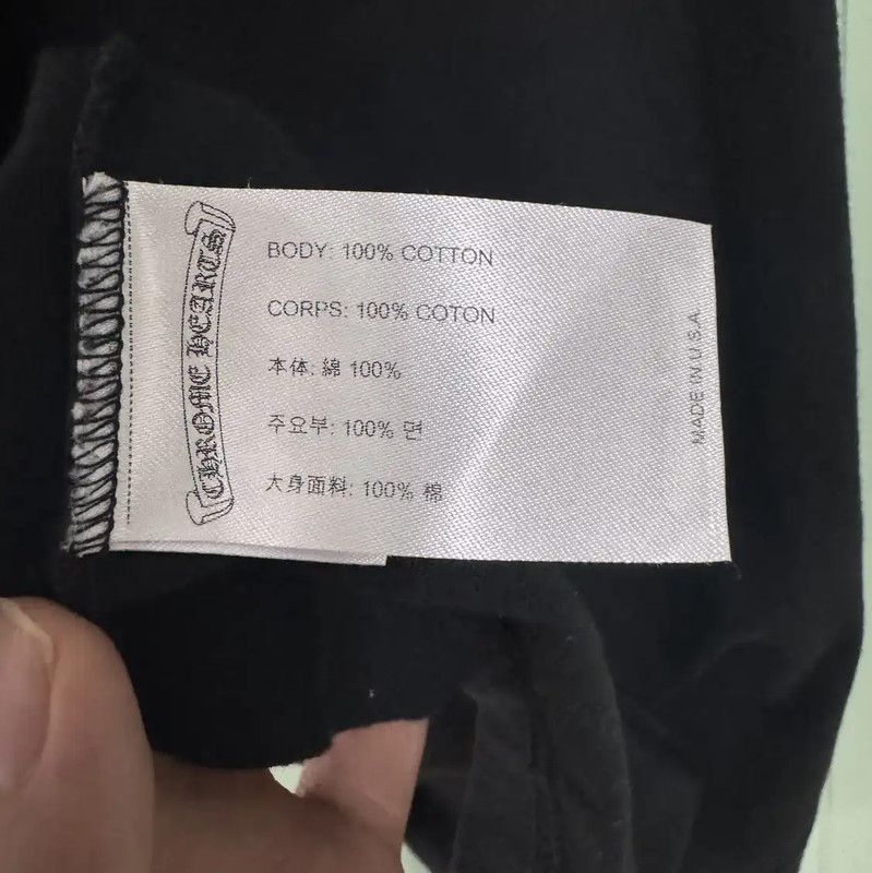 Chrome Hearts Chrome Hearts Black Cotton Women's T-shirt 0089 Size XS / US 0-2 / IT 36-38 - 4 Thumbnail