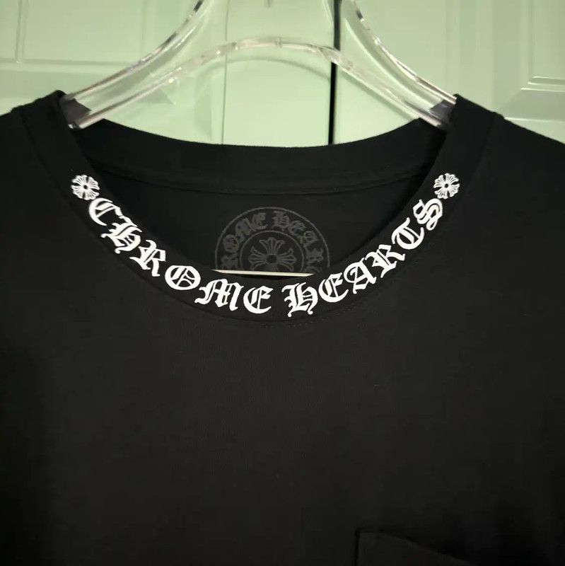 Chrome Hearts Chrome Hearts Black Cotton Women's T-shirt 0089 Size XS / US 0-2 / IT 36-38 - 7 Thumbnail