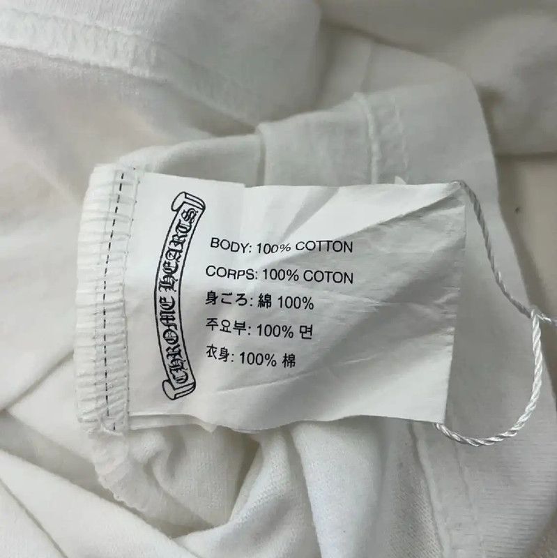 Chrome Hearts Chrome Hearts White Cotton T-Shirt for Women 0089 Size L / US 10 / IT 46 - 4 Thumbnail