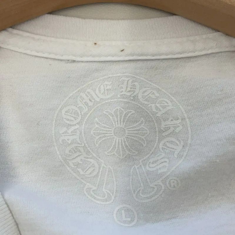 Chrome Hearts Chrome Hearts White Cotton T-Shirt for Women 0089 Size L / US 10 / IT 46 - 3 Thumbnail