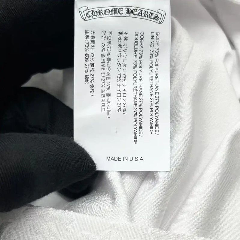 Chrome Hearts Chrome Hearts Women's Spring White Crop Top 0089 Size M / US 6-8 / IT 42-44 - 4 Thumbnail