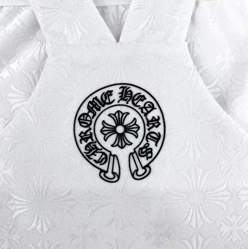 Chrome Hearts Chrome Hearts Women's Spring White Crop Top 0089 Size M / US 6-8 / IT 42-44 - 3 Thumbnail
