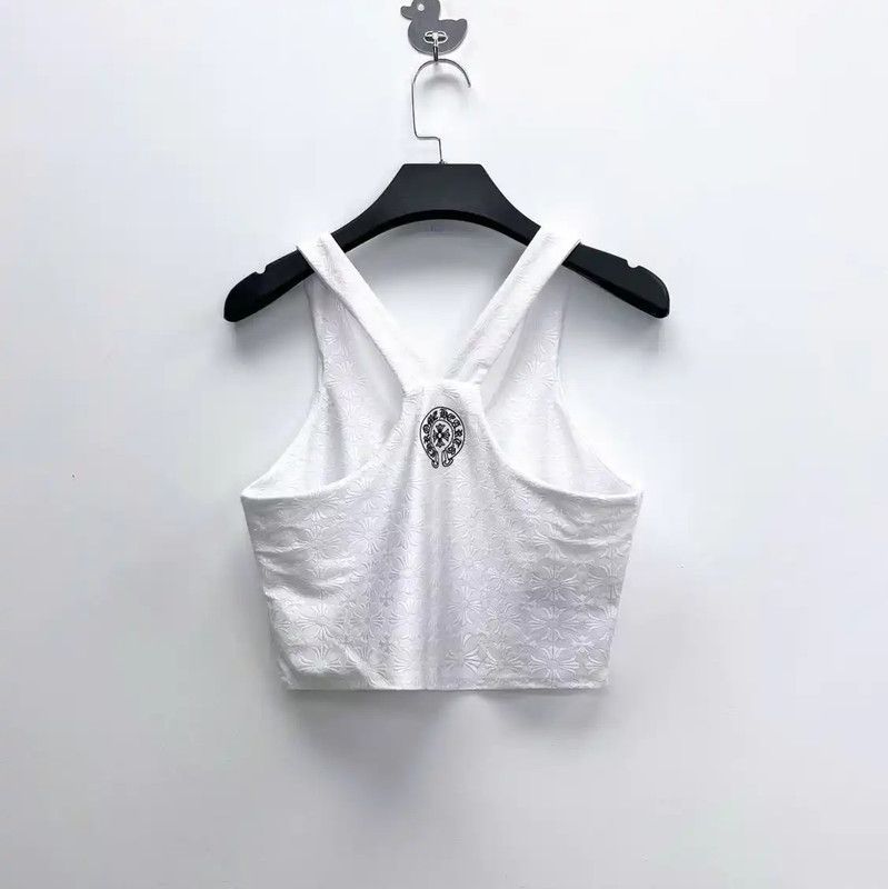Chrome Hearts Chrome Hearts Women's Spring White Crop Top 0089 Size M / US 6-8 / IT 42-44 - 2 Thumbnail