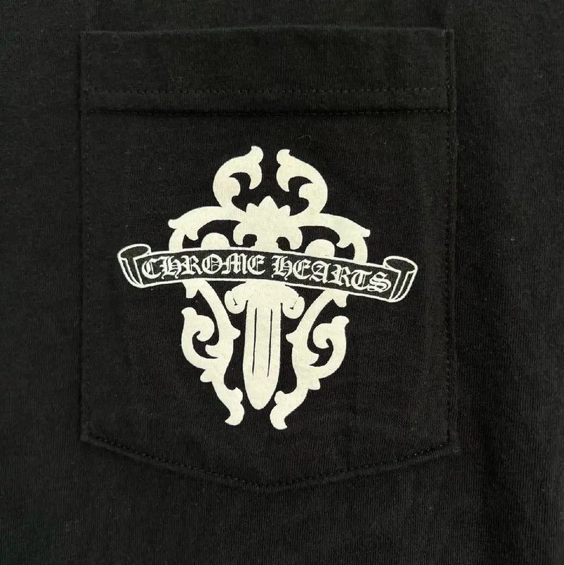 Chrome Hearts Chrome Hearts Black Cotton Women's T-Shirt 0089 Size M / US 6-8 / IT 42-44 - 3 Thumbnail