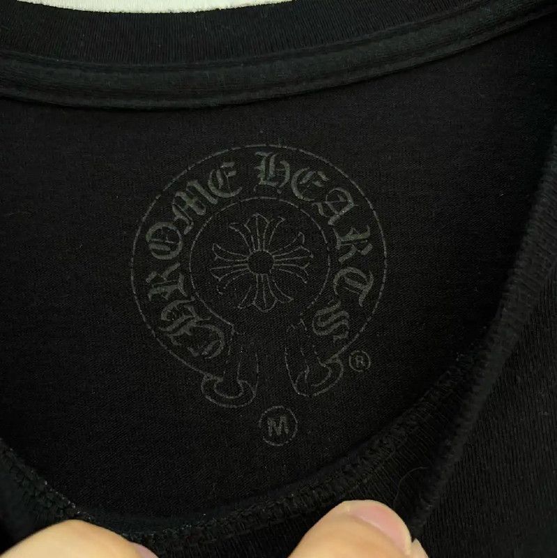 Chrome Hearts Chrome Hearts Black Cotton Women's T-Shirt 0089 Size M / US 6-8 / IT 42-44 - 2 Thumbnail