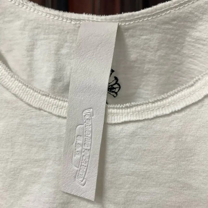 Chrome Hearts Chrome Hearts Summer White Cotton Crop Top 0089 Size S / US 4 / IT 40 - 6 Thumbnail