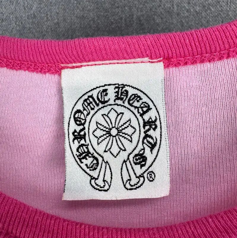 Chrome Hearts Chrome Hearts Pink Women's T-Shirt Size S 0089 Size S / US 4 / IT 40 - 4 Thumbnail