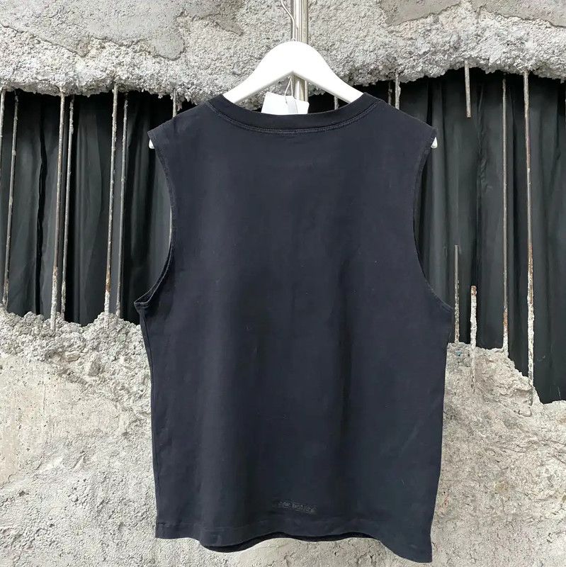 Chrome Hearts Chrome Hearts Black Cotton Embroidered Tank Top 0089 Size S / US 4 / IT 40 - 2 Thumbnail