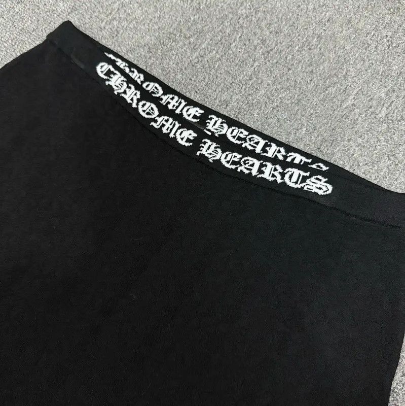 Chrome Hearts Chrome Hearts Black Polyester Maxi Skirt 0089 Size 27" / US 4 / IT 40 - 3 Thumbnail