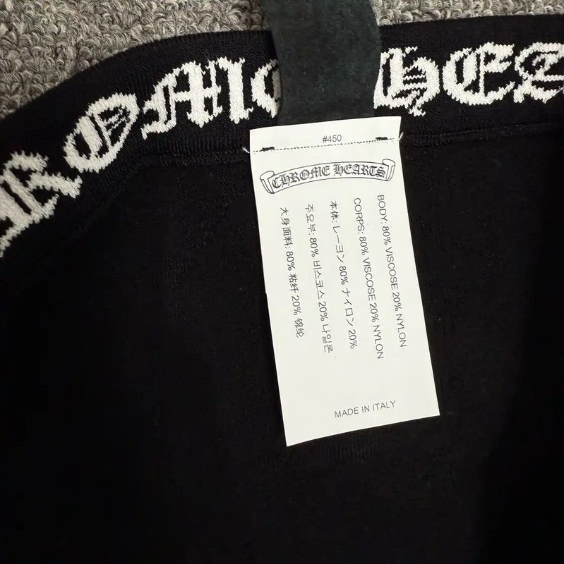 Chrome Hearts Chrome Hearts Black Polyester Maxi Skirt 0089 Size 27" / US 4 / IT 40 - 4 Thumbnail