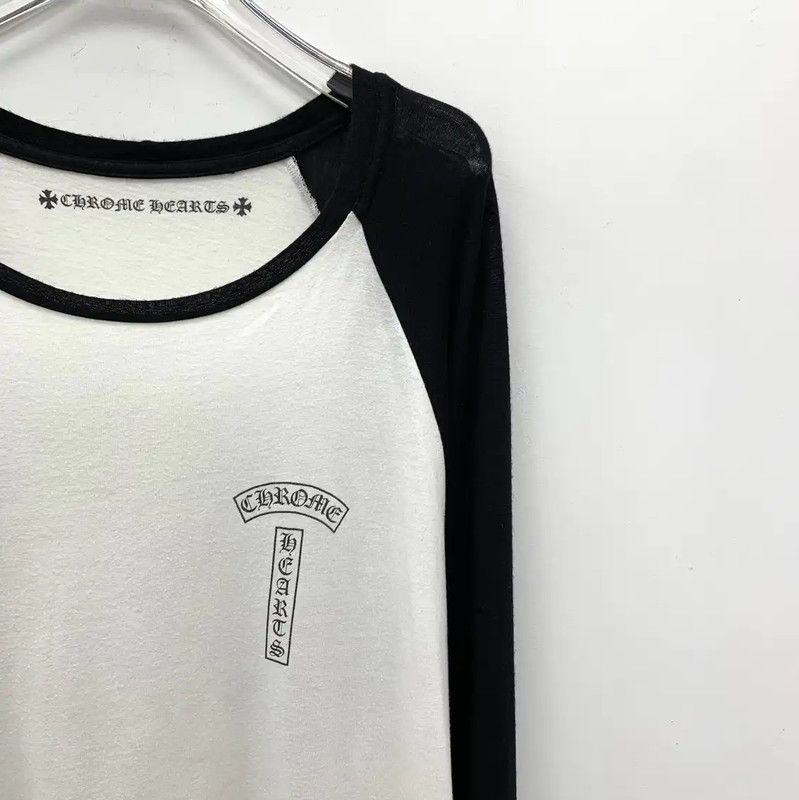 Chrome Hearts Chrome Hearts Black and White Cotton T-Shirt 0089 Size L / US 10 / IT 46 - 3 Thumbnail