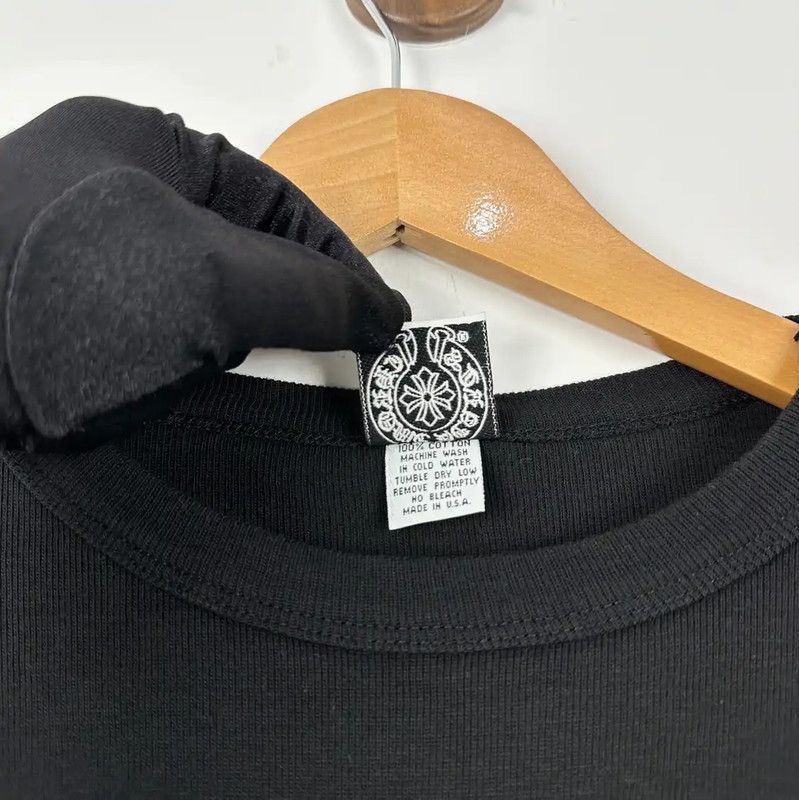 Chrome Hearts Chrome Hearts Black Cotton Women's T-Shirt 0089 Size ONE SIZE - 4 Thumbnail