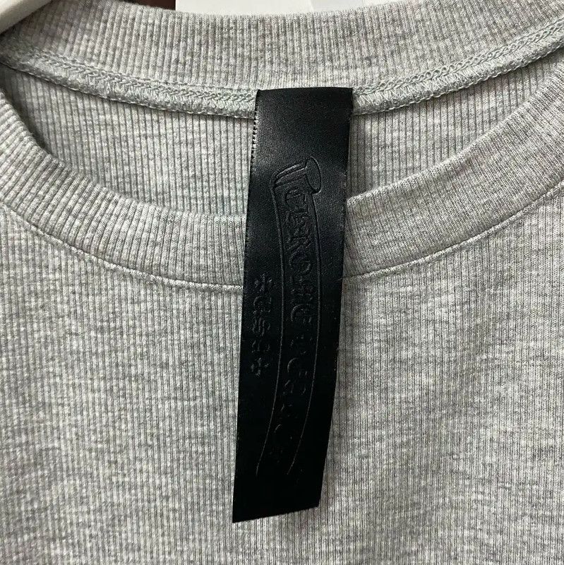 Chrome Hearts Chrome Hearts Gray Long Sleeve Cropped T-shirt 0089 Size M / US 6-8 / IT 42-44 - 7 Thumbnail