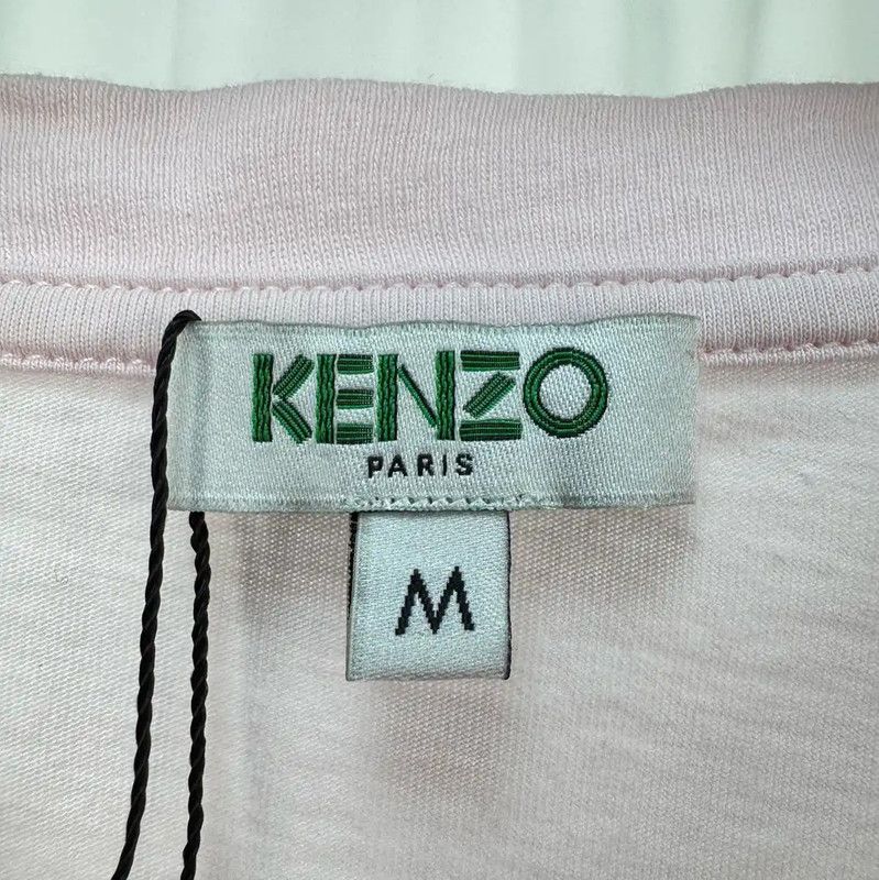 Kenzo Kenzo Pink Tiger Print Short Sleeve T-Shirt 0089 Size M / US 6-8 / IT 42-44 - 5 Thumbnail