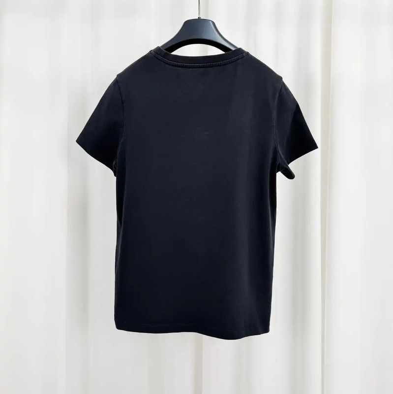 Kenzo KENZO Black Cotton Embroidered Tiger Head T-shirt 0089 Size S / US 4 / IT 40 - 2 Thumbnail
