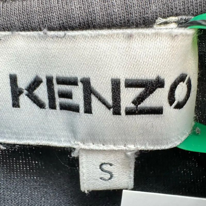 Kenzo KENZO Black Cotton Embroidered Tiger Head T-shirt 0089 Size S / US 4 / IT 40 - 5 Thumbnail