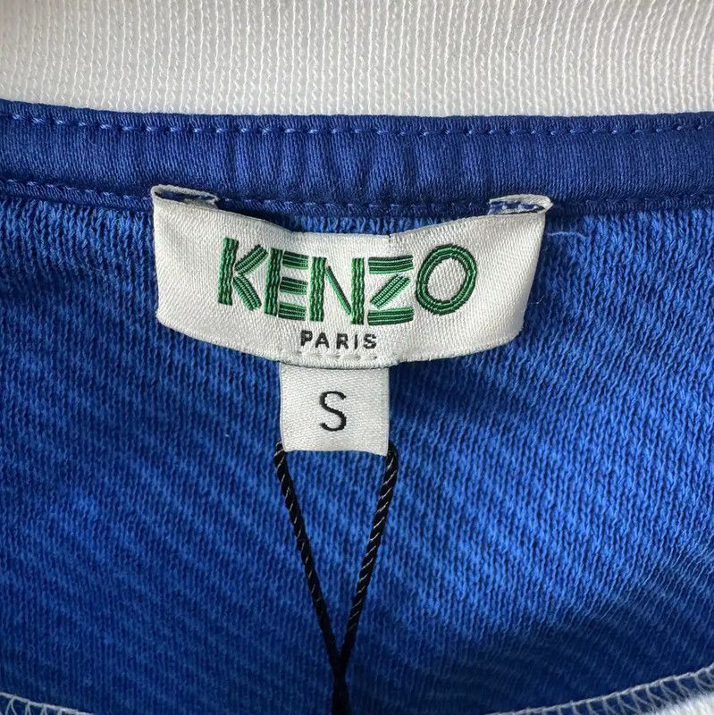 Kenzo KENZO Summer Blue Cotton Short Sleeve T-Shirt 0089 Size S / US 4 / IT 40 - 3 Thumbnail