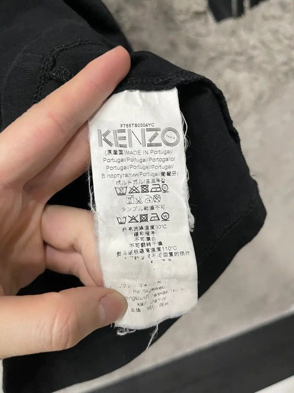 Kenzo KENZO Black Summer Cotton T-Shirt for Women 0089 Size S / US 4 / IT 40 - 6 Thumbnail