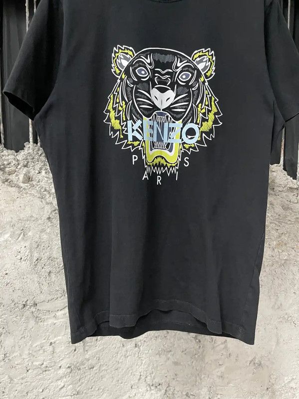 Kenzo KENZO Black Summer Cotton T-Shirt for Women 0089 Size S / US 4 / IT 40 - 4 Thumbnail