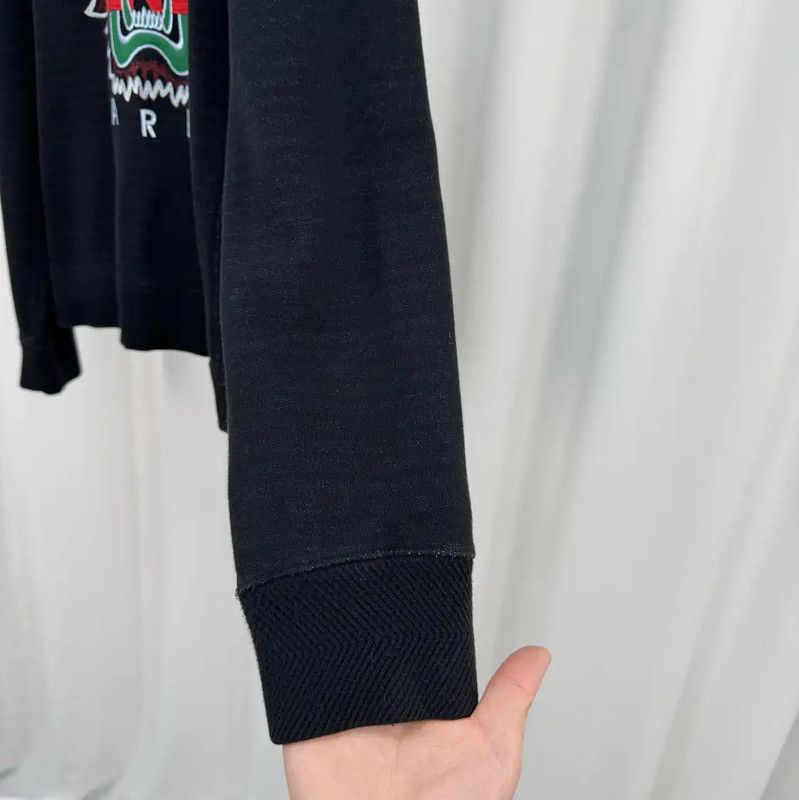 Kenzo KENZO Black Embroidered Tiger Long Sleeve Sweatshirt 0089 Size M / US 6-8 / IT 42-44 - 4 Thumbnail