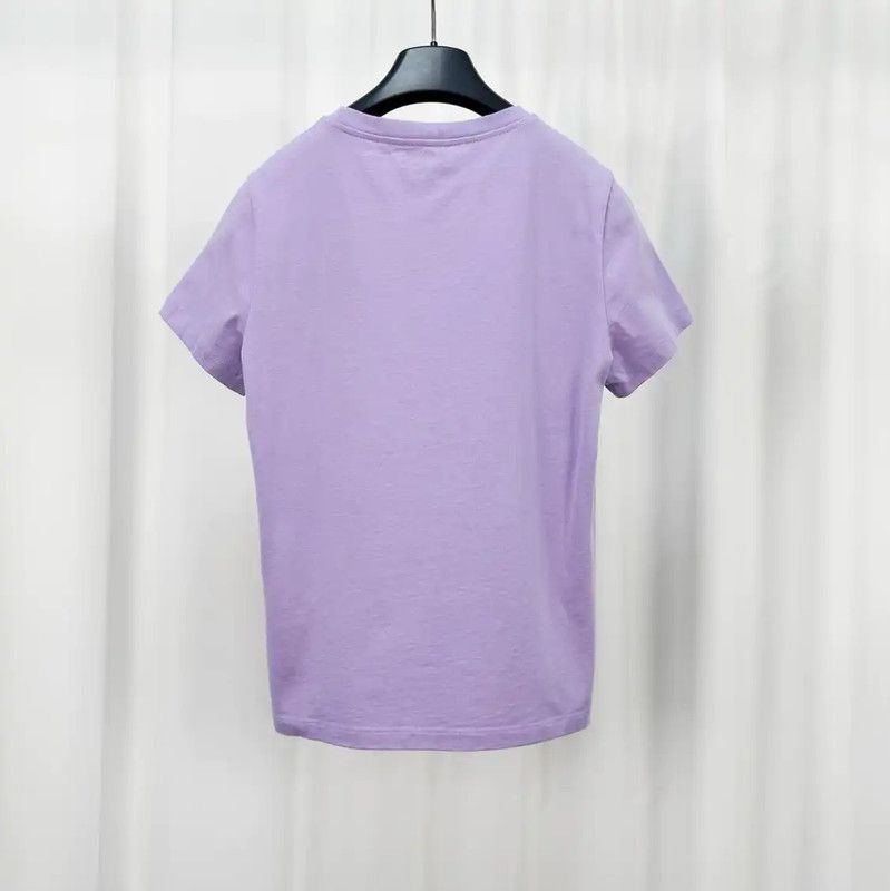 Kenzo KENZO Purple Cotton Tiger Embroidered T-Shirt 0089 Size S / US 4 / IT 40 - 2 Thumbnail