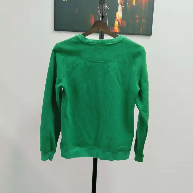 Kenzo KENZO Green Cotton Long Sleeve Sweatshirt 0089 Size S / US 4 / IT 40 - 2 Thumbnail