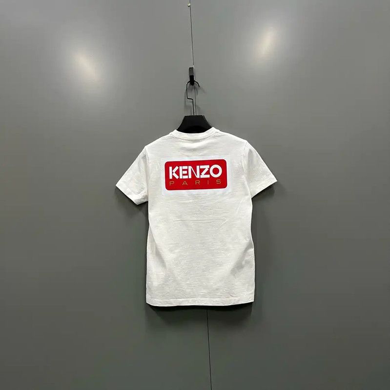 Kenzo KENZO White Cotton Short Sleeve T-Shirt 0089 Size XS / US 0-2 / IT 36-38 - 3 Thumbnail