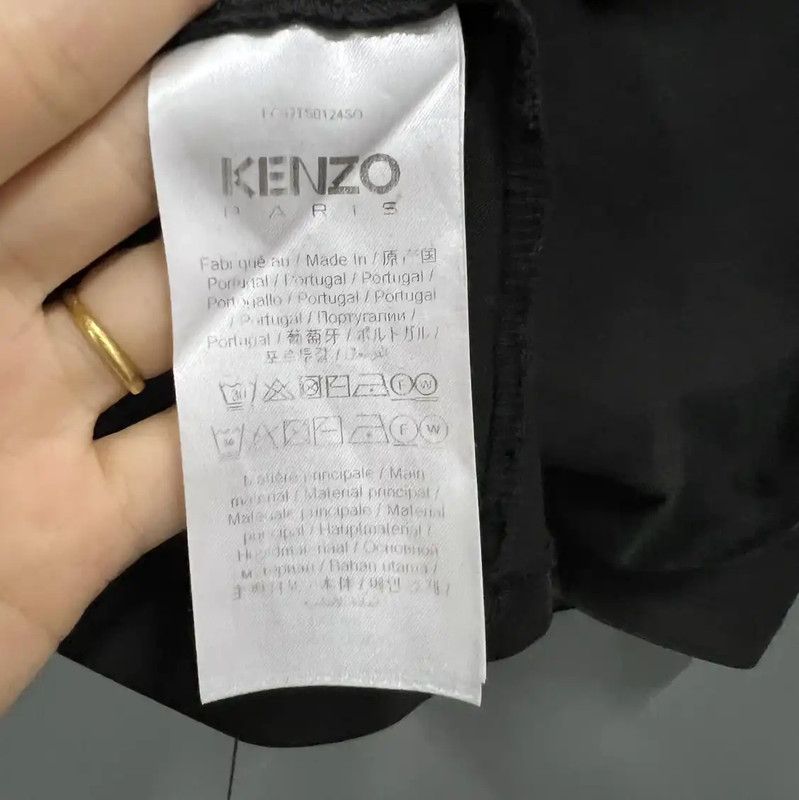 Kenzo KENZO Black Logo Short Sleeve T-Shirt 0089 Size XL / US 12-14 / IT 48-50 - 3 Thumbnail